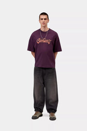 CARHARTT WIP Aaron pant black tobacco used wash