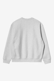 CARHARTT WIP American script sweat ash heather grey