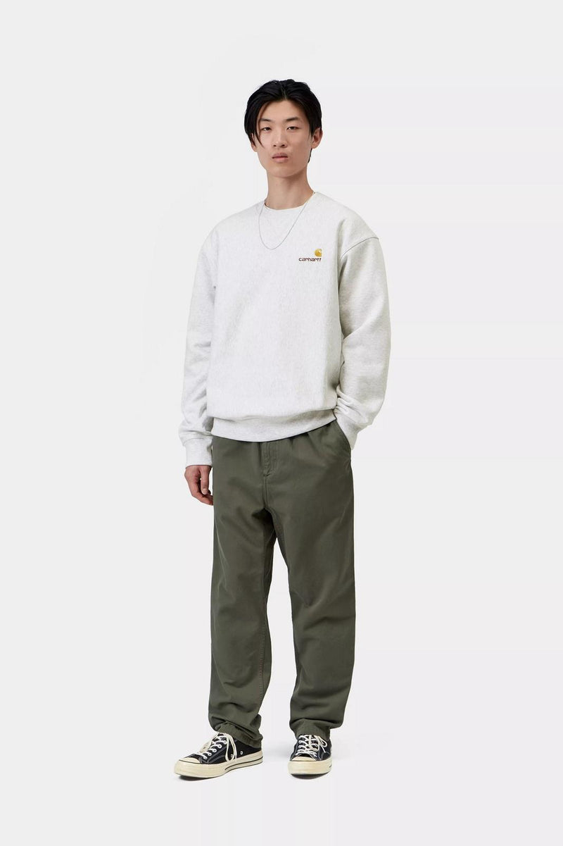 CARHARTT WIP American script sweat ash heather grey