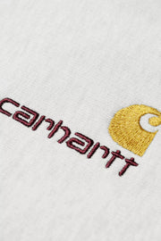 CARHARTT WIP American script sweat ash heather grey