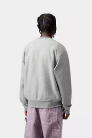 CARHARTT WIP American script sweat grey heather