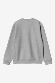 CARHARTT WIP American script sweat grey heather