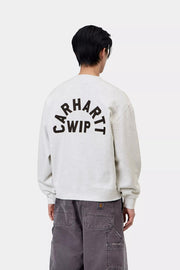 CARHARTT WIP Arch script sweat ash heather dark navy