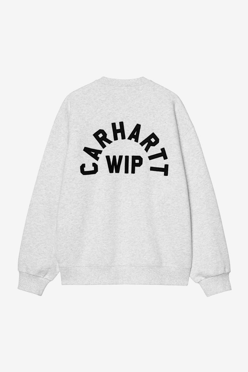 CARHARTT WIP Arch script sweat ash heather dark navy