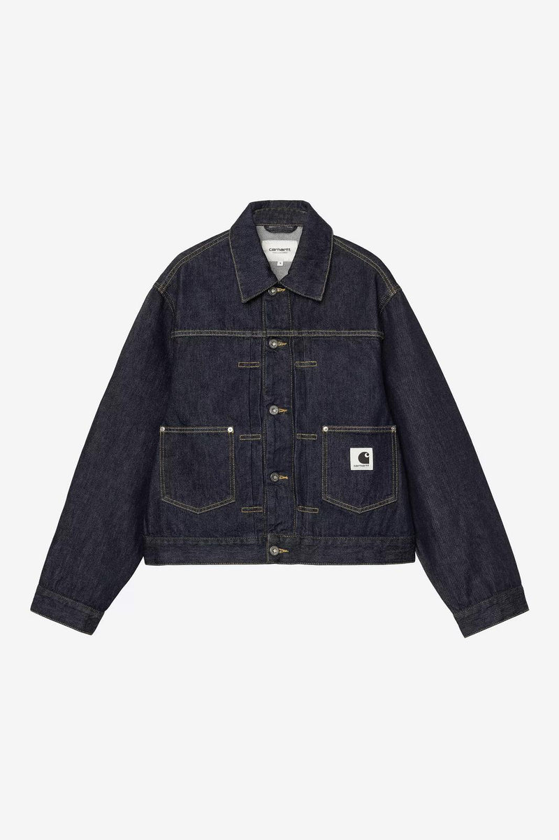 CARHARTT WIP Belmar jacket blue rinsed