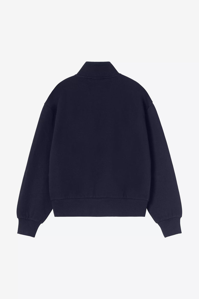 CARHARTT WIP Casey high neck sweat dark navy silver