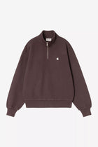 CARHARTT WIP Casey high neck sweat palisander silver