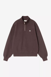CARHARTT WIP Casey high neck sweat palisander silver