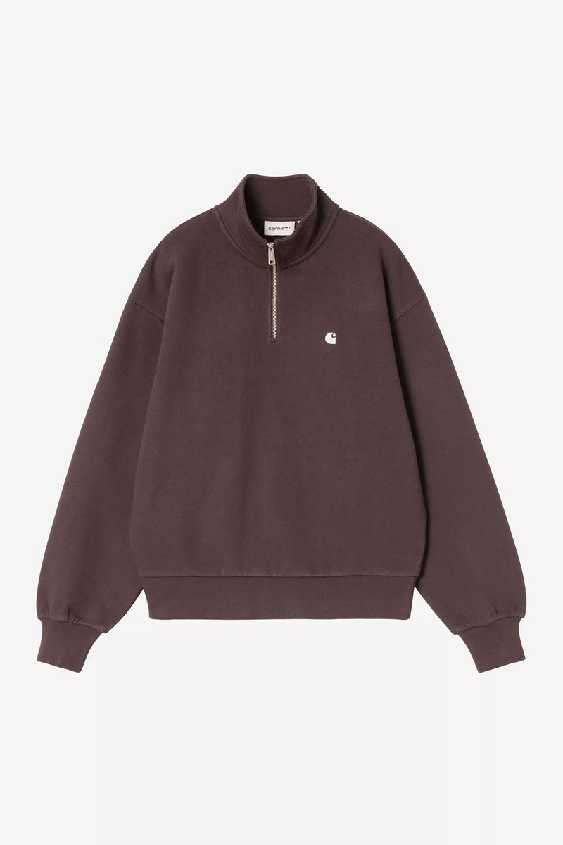 CARHARTT WIP Casey high neck sweat palisander silver