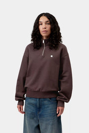 CARHARTT WIP Casey high neck sweat palisander silver