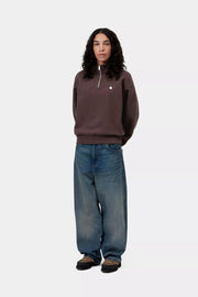 CARHARTT WIP Casey high neck sweat palisander silver