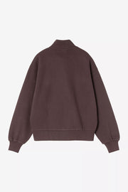 CARHARTT WIP Casey high neck sweat palisander silver