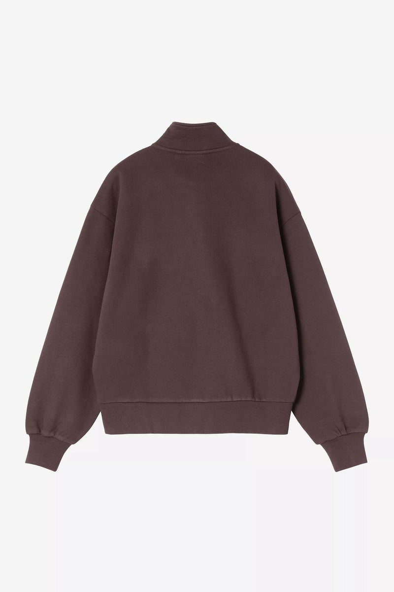 CARHARTT WIP Casey high neck sweat palisander silver