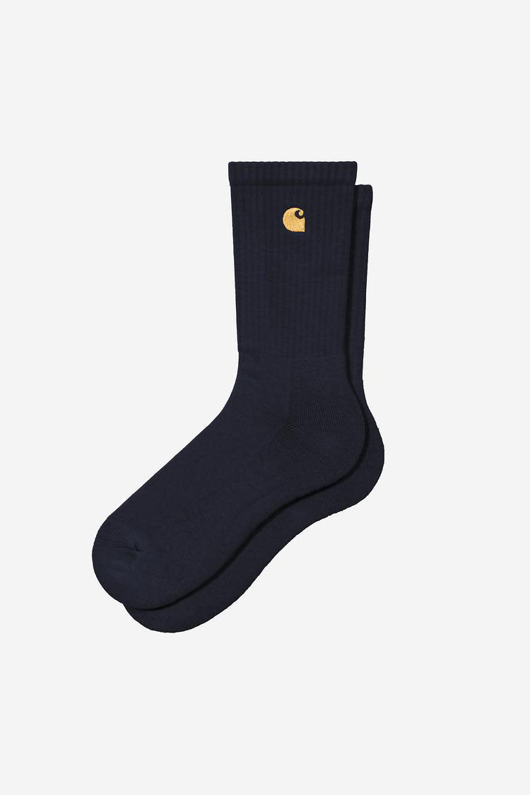 CARHARTT WIP Chase socks dark navy gold