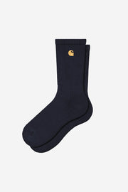 CARHARTT WIP Chase socks dark navy gold