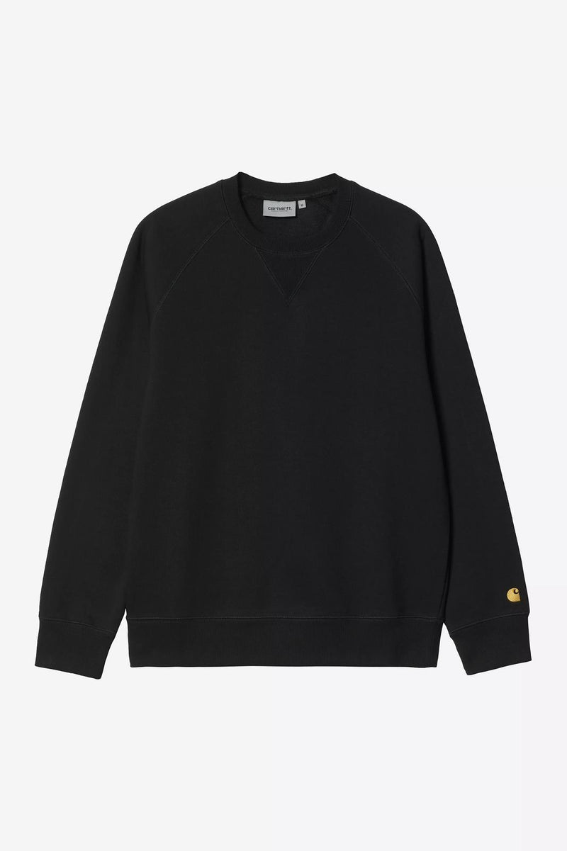 CARHARTT WIP Chase sweat black gold