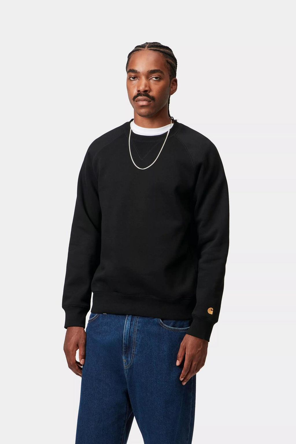 CARHARTT WIP Chase sweat black gold