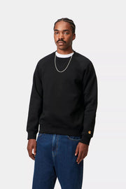 CARHARTT WIP Chase sweat black gold