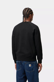 CARHARTT WIP Chase sweat black gold