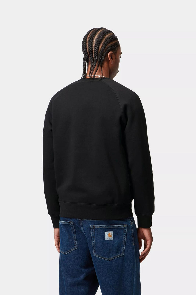 CARHARTT WIP Chase sweat black gold