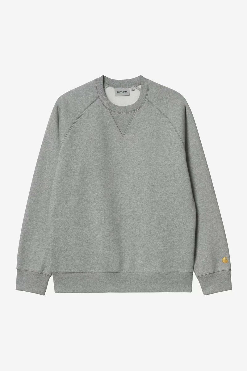 CARHARTT WIP Chase sweat grey heather gold