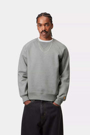 CARHARTT WIP Chase sweat grey heather gold