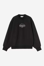 CARHARTT WIP Cloud heart sweat black