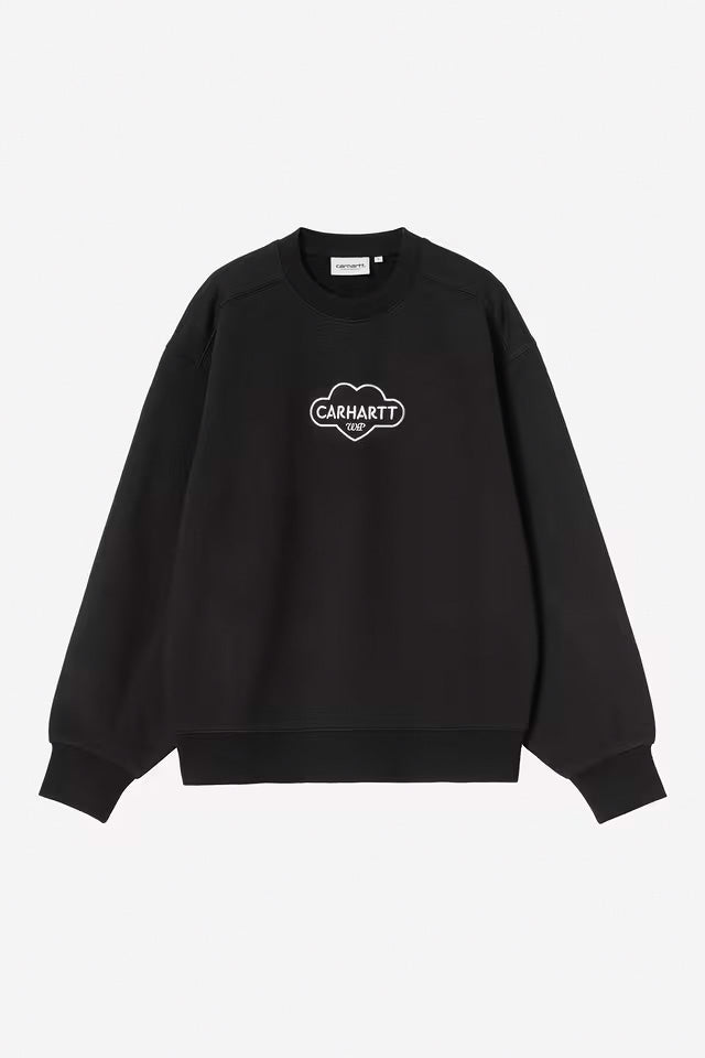 CARHARTT WIP Cloud heart sweat black