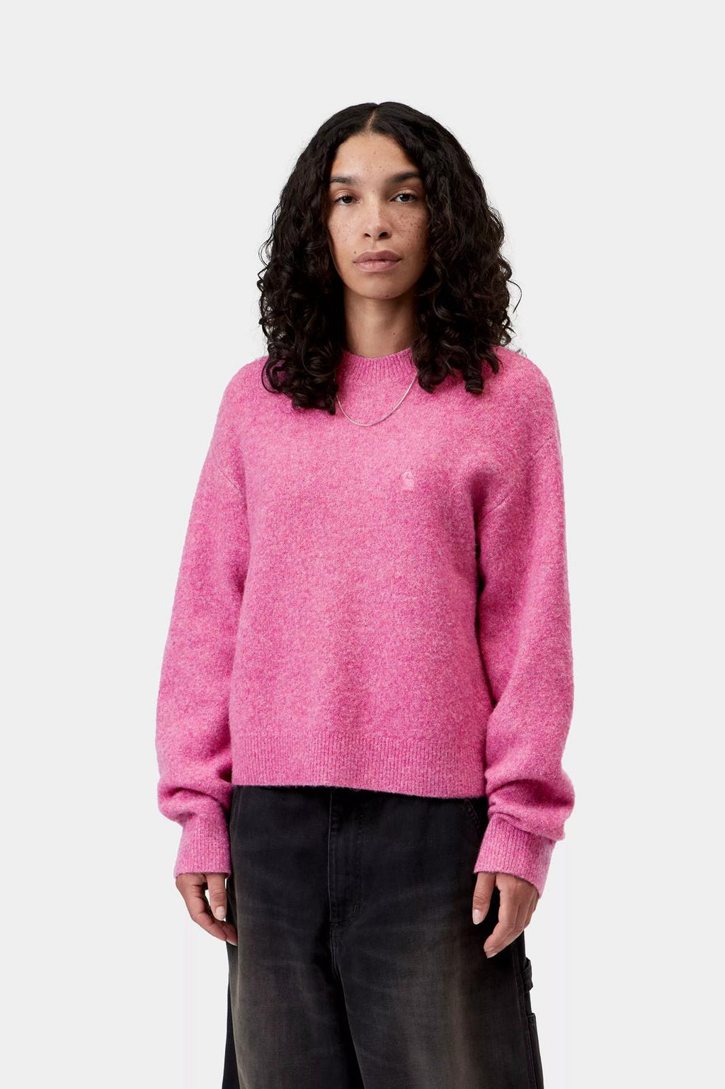 CARHARTT WIP Curtis sweater tangled hortensia