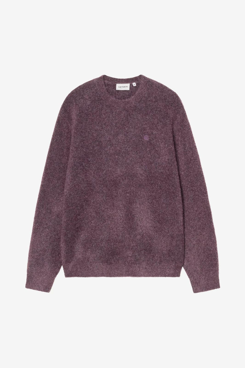 CARHARTT WIP Curtis sweater tangled shady purple