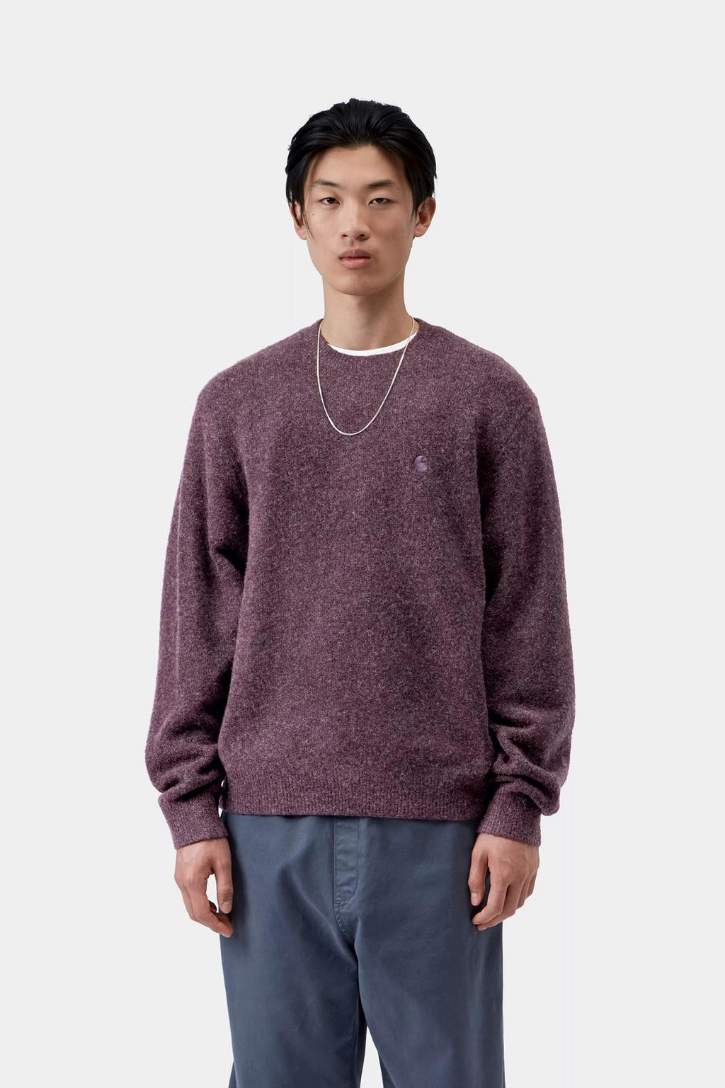 CARHARTT WIP Curtis sweater tangled shady purple
