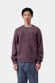 CARHARTT WIP Curtis sweater tangled shady purple
