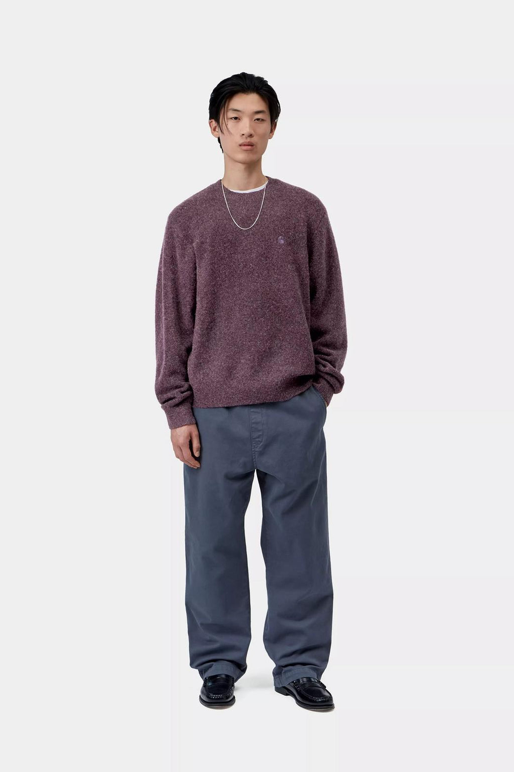 CARHARTT WIP Curtis sweater tangled shady purple