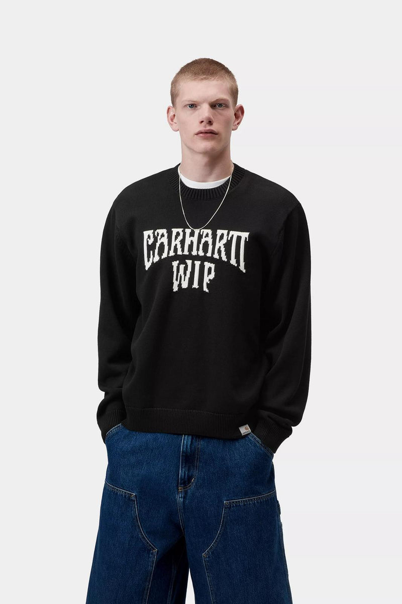 CARHARTT WIP Deck sweater black wax