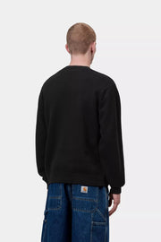 CARHARTT WIP Deck sweater black wax