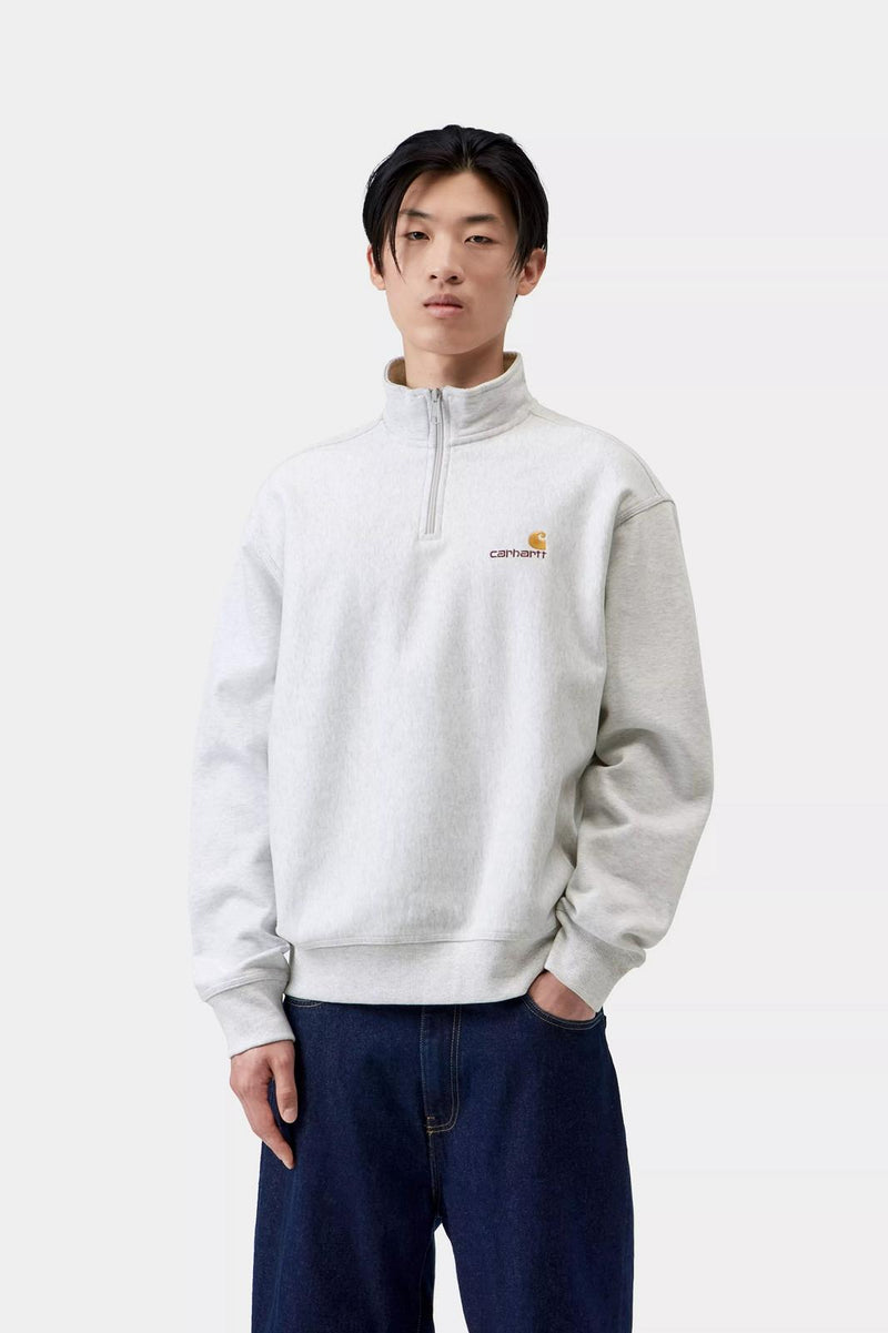 CARHARTT WIP Half zip American script sweat