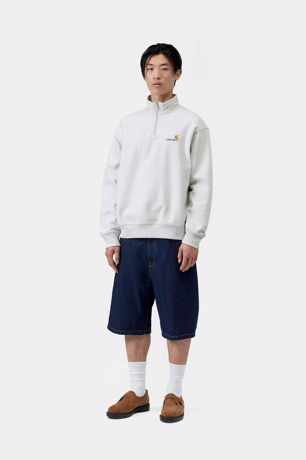 CARHARTT WIP Half zip American script sweat