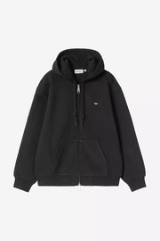 CARHARTT WIP Hooded small heart patch jacket black
