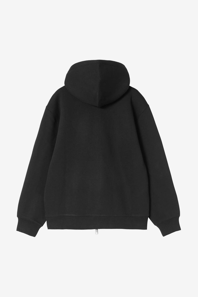 CARHARTT WIP Hooded small heart patch jacket black