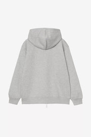 CARHARTT WIP Hooded small heart patch jacket grey heather