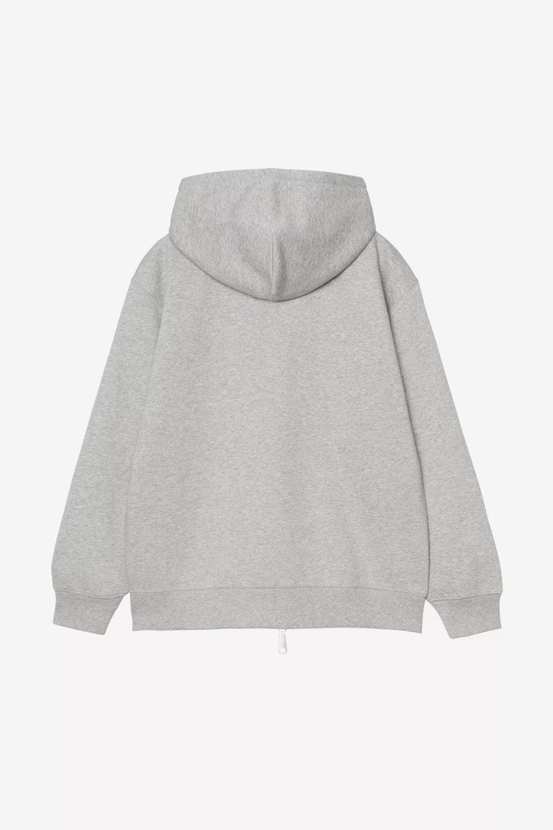 CARHARTT WIP Hooded small heart patch jacket grey heather