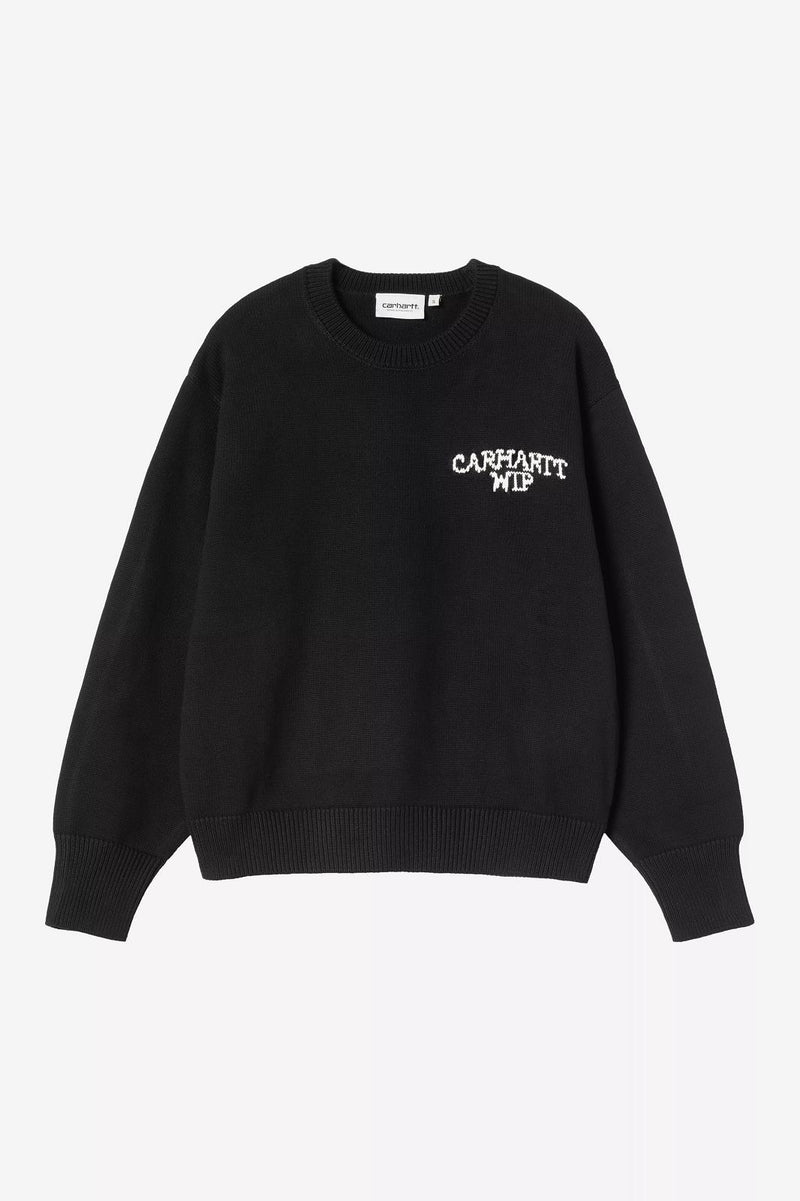 CARHARTT WIP Hugging cats sweater black