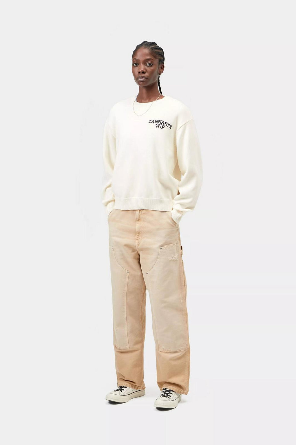 CARHARTT WIP Hugging cats sweater black