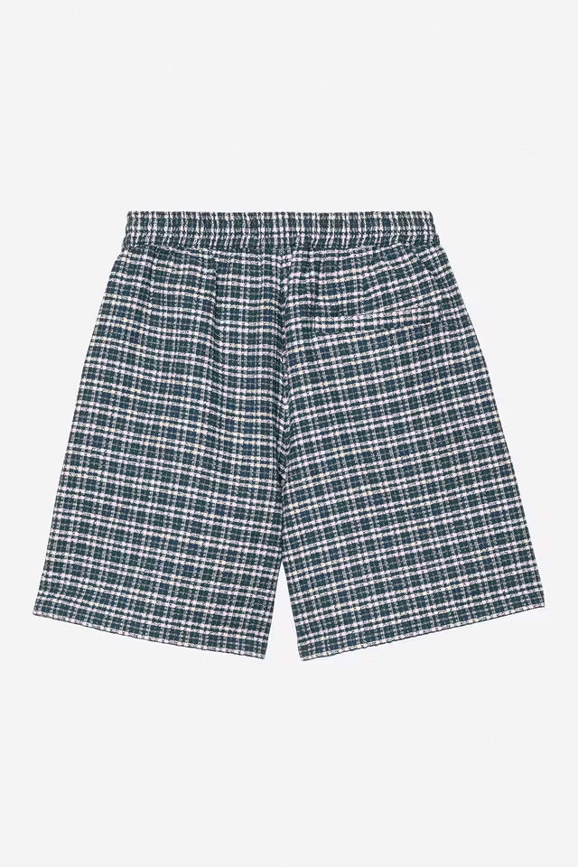 CARHARTT WIP Kander short check blue river