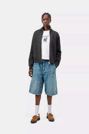 CARHARTT WIP Kori sweater jacket black garment dyed
