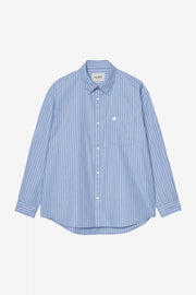 CARHARTT WIP LS Keene shirt keene stripe curacao