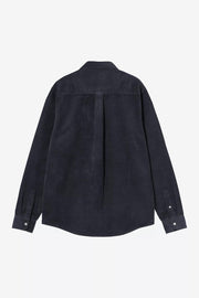 CARHARTT WIP LS Madison cord shirt dark navy