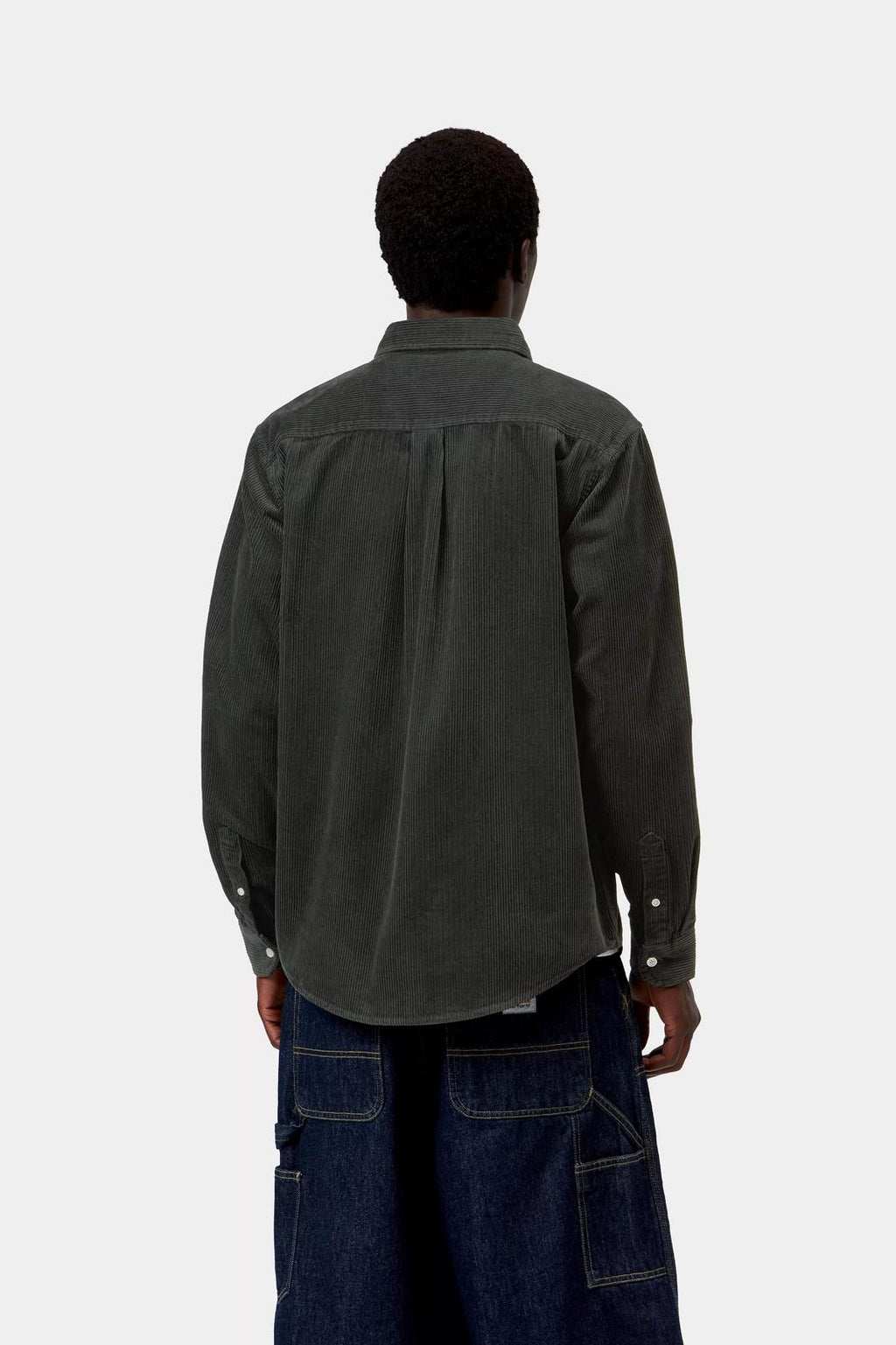 CARHARTT WIP LS Madison cord shirt raven