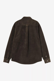 CARHARTT WIP LS Madison cord shirt tobacco