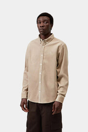 CARHARTT WIP LS Madison cord shirt wall
